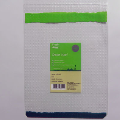 एफडीए माइक्रो छिद्रित बैग, सेल्फ सीलिंग क्लियर प्लास्टिक बैग 0.4 मिमी होल: